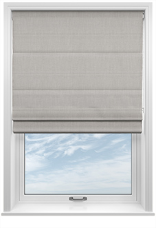 Laura Ashley Swanson, Natural - Twist&Fit Roman Blind